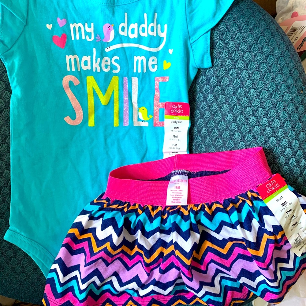 Okie Dokie outfit 18 months NWT